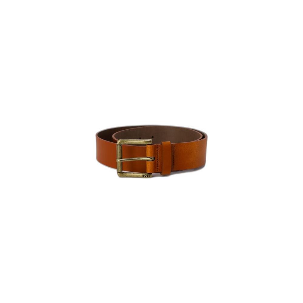 Hugo Boss Beige Leather Belt Hugo Boss