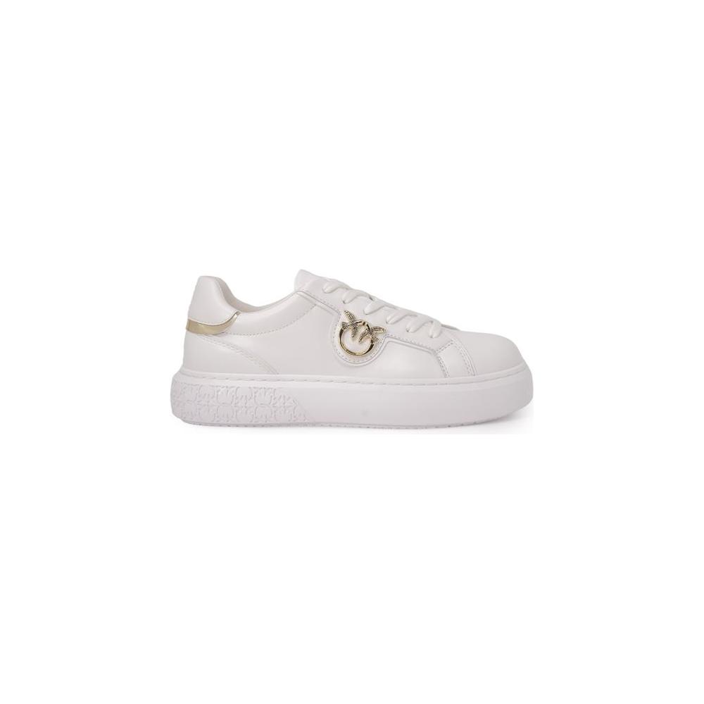 PINKO White Leather Sneaker PINKO