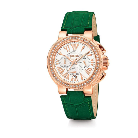 Folli Follie Green Leather Watch Folli Follie