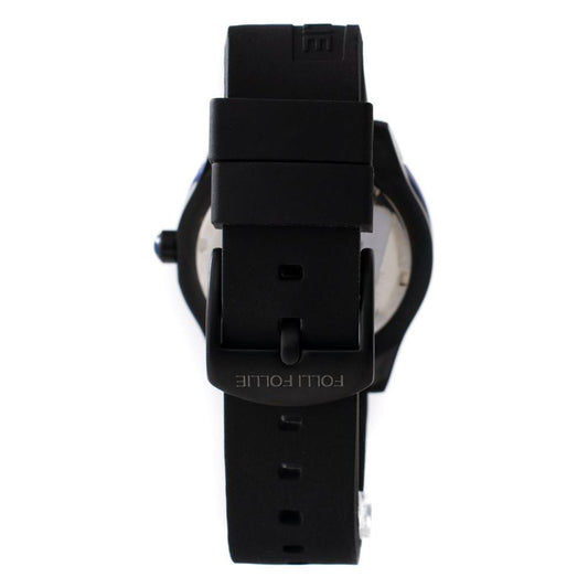 Folli Follie Black Silicone Watch Folli Follie