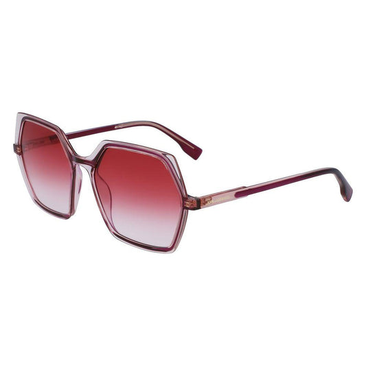 Karl Lagerfeld Red Injected Sunglasses Karl Lagerfeld