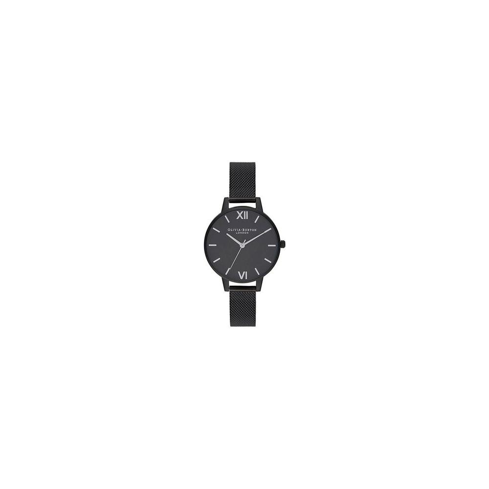 Olivia Burton Black Steel Watch Olivia Burton