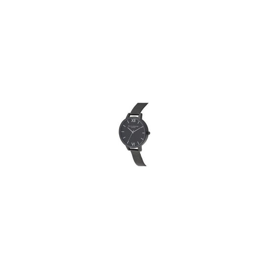 Olivia Burton Black Steel Watch Olivia Burton