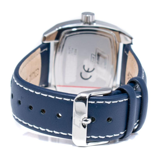 Chronotech Blue Leather Watch Chronotech