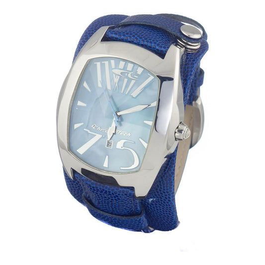 Chronotech Blue Leather Watch Chronotech