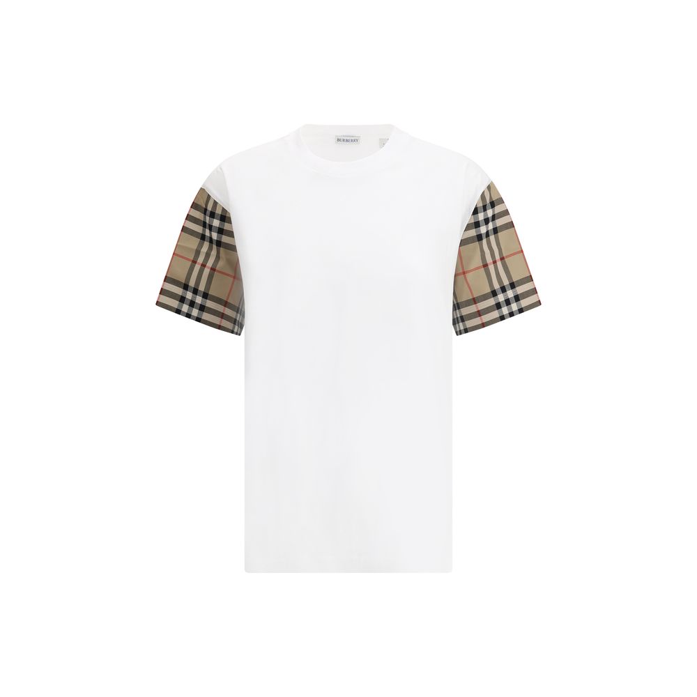 Burberry White Cotton T-Shirt