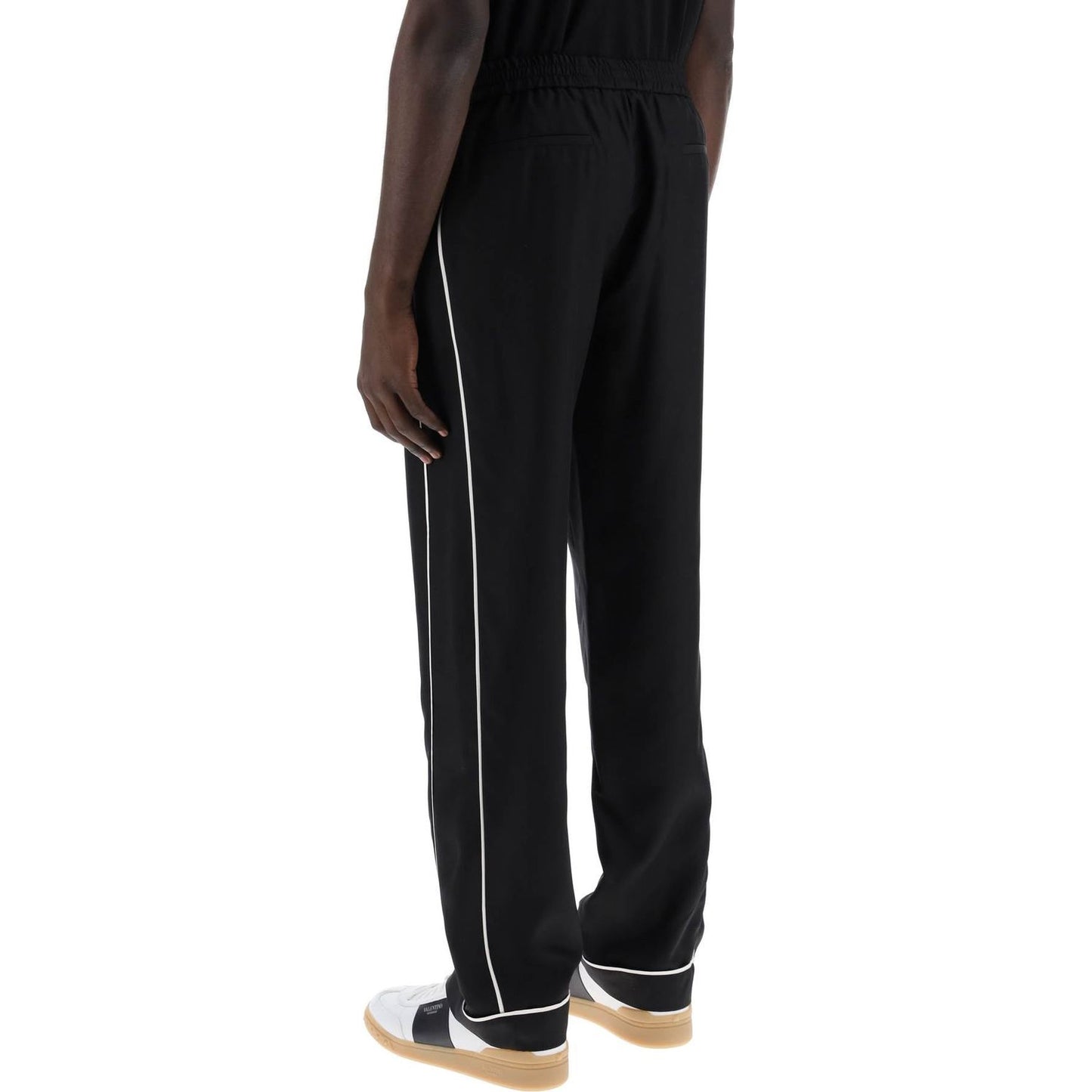 Valentino Garavani silk poplin trousers in eight Trousers Valentino Garavani