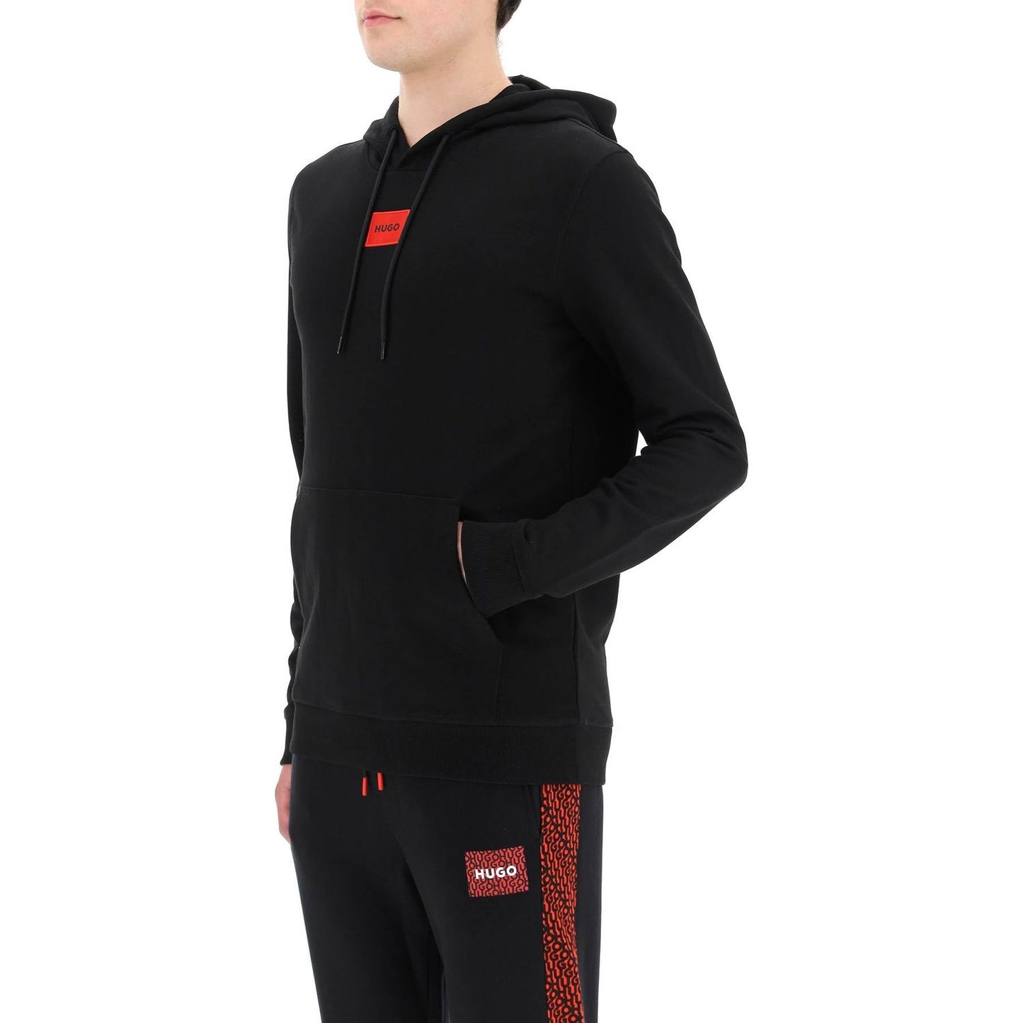 Hugo logo patch hoodie Topwear Hugo