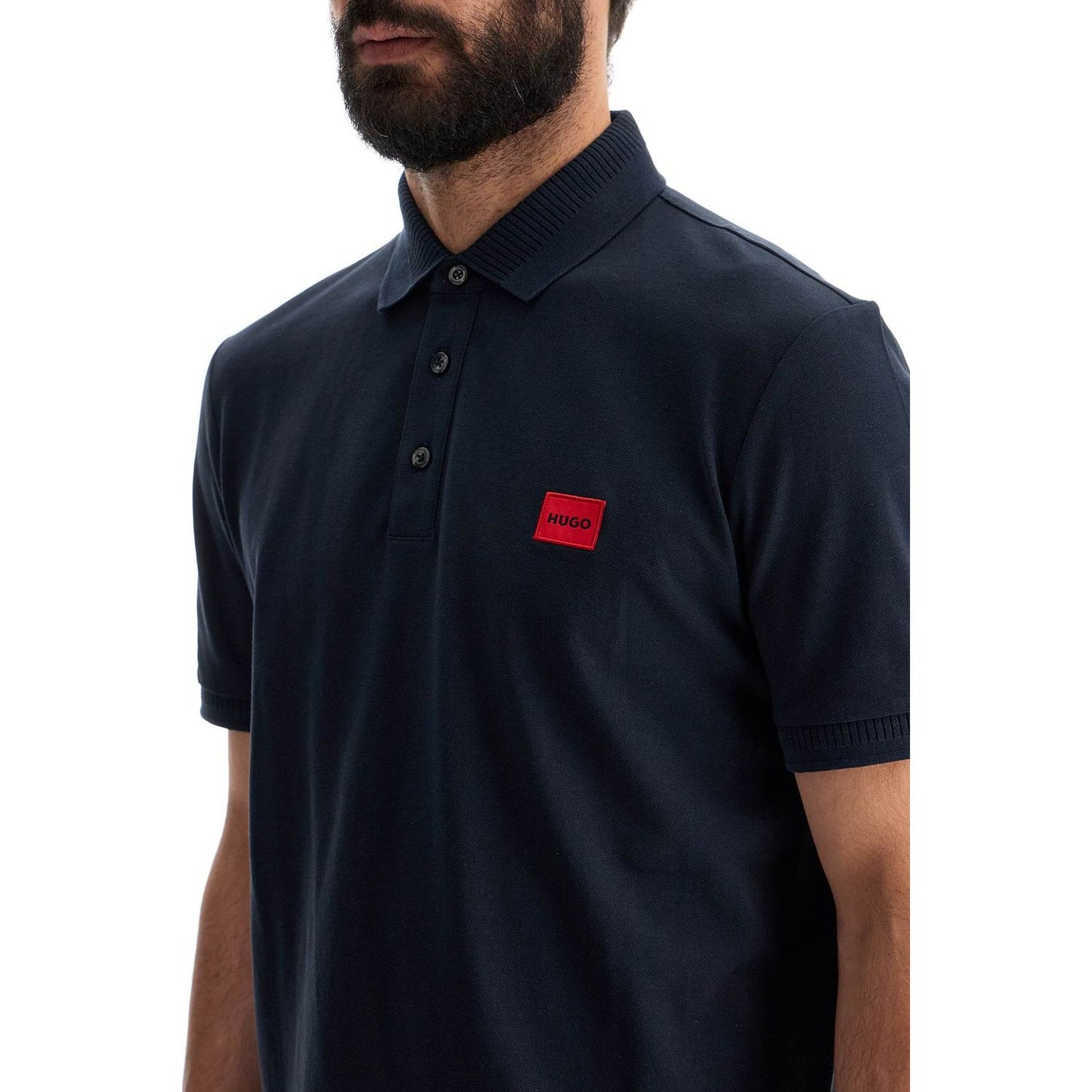 Hugo polo shirt with logo label Topwear Hugo