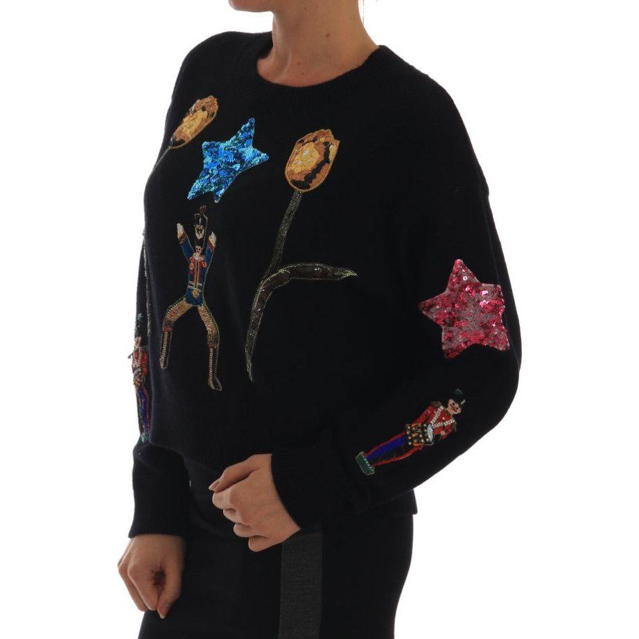 Dolce & Gabbana Enchanted Elegance Cashmere Sweater Dolce & Gabbana