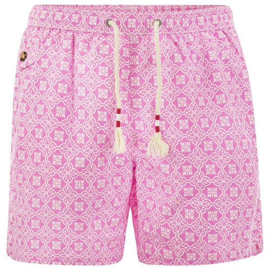 MC2 Saint Barth Pink Polyester Men's Swim Shorts