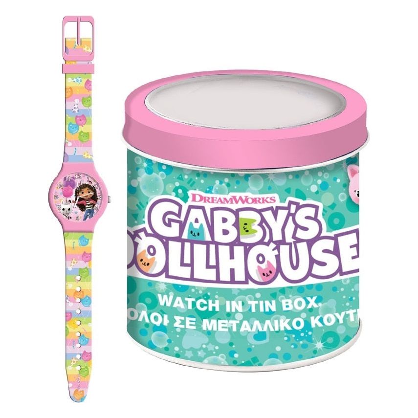 GABBYS DOLLHOUSE Mod. 000574089 - Tin Box WATCHES CARTOON