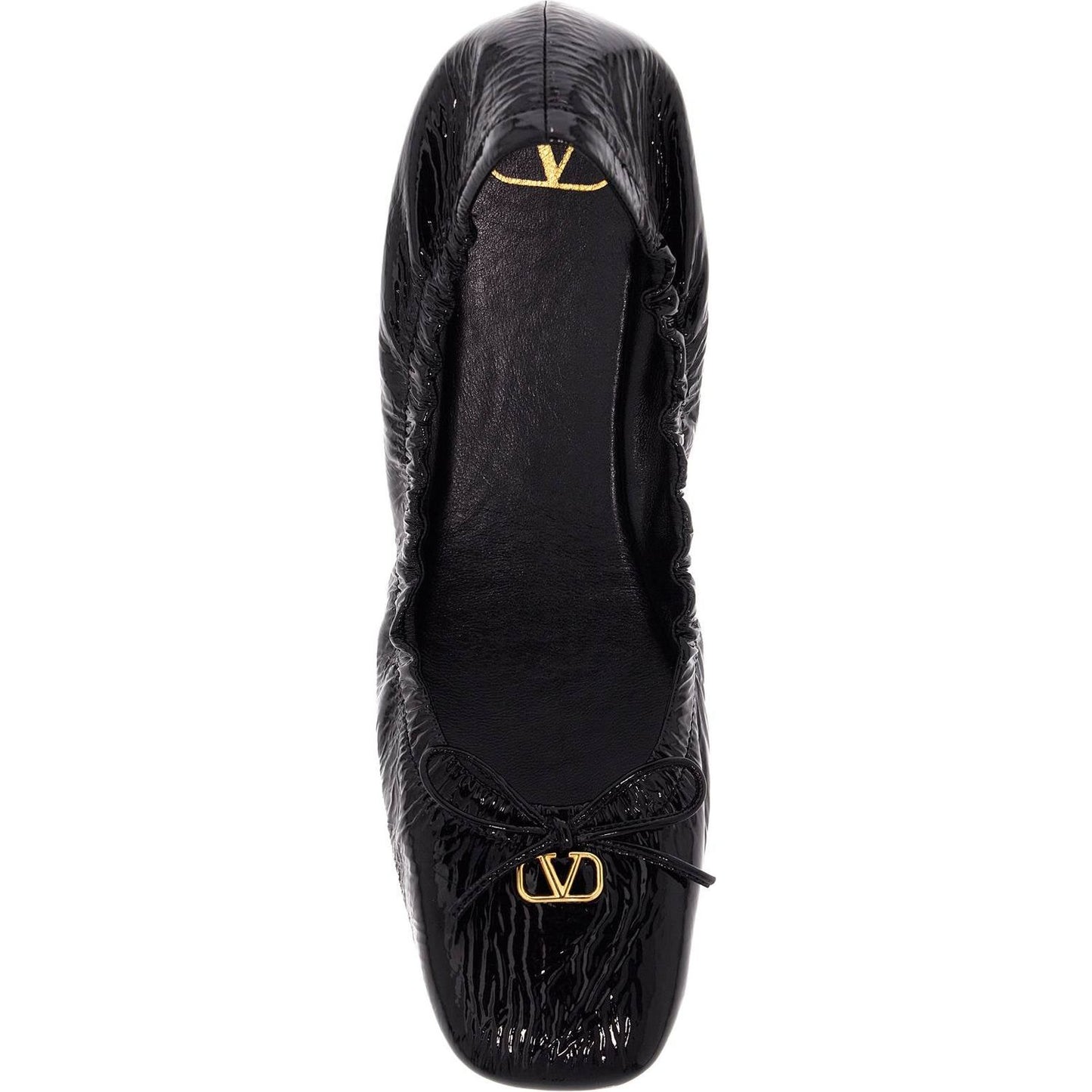 Valentino Garavani vlogo signature patent leather baller Flat Shoes Valentino Garavani