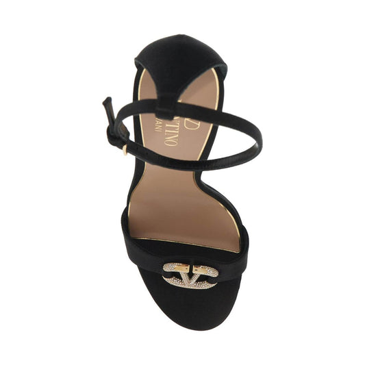 Valentino Garavani vlogo signature satin sandals Sandals Valentino Garavani