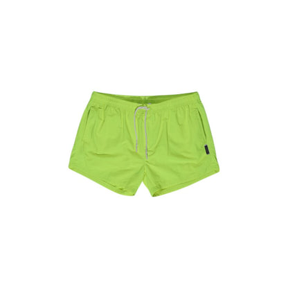 Hamaki-Ho Yellow Polyester Swim Shorts