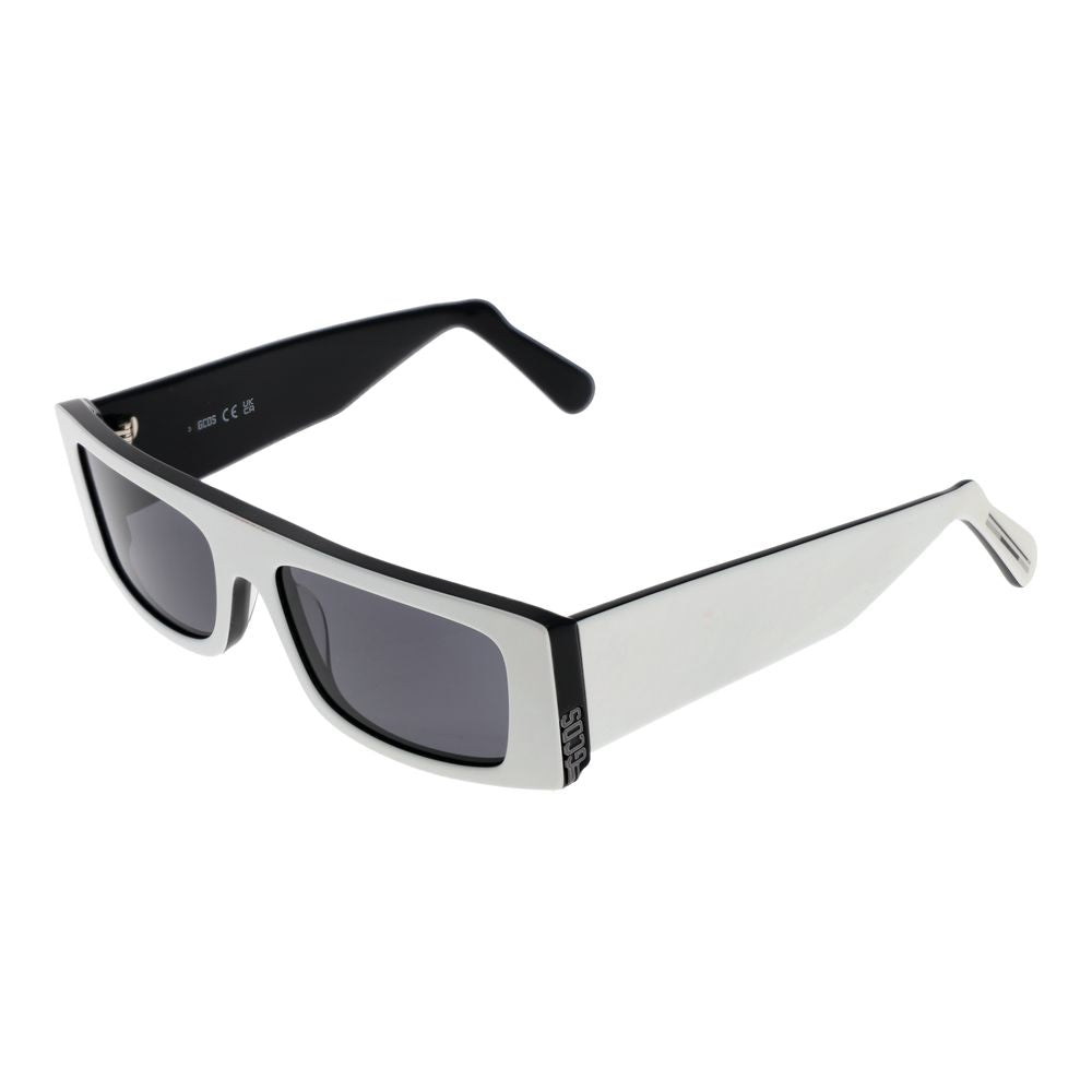 GCDS White Plastic Sunglasses GCDS