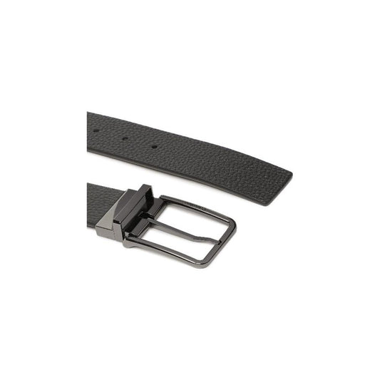 Calvin Klein Black Leather Belt Calvin Klein