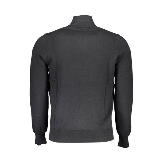 North Sails Black Cotton Men Sweater North Sails