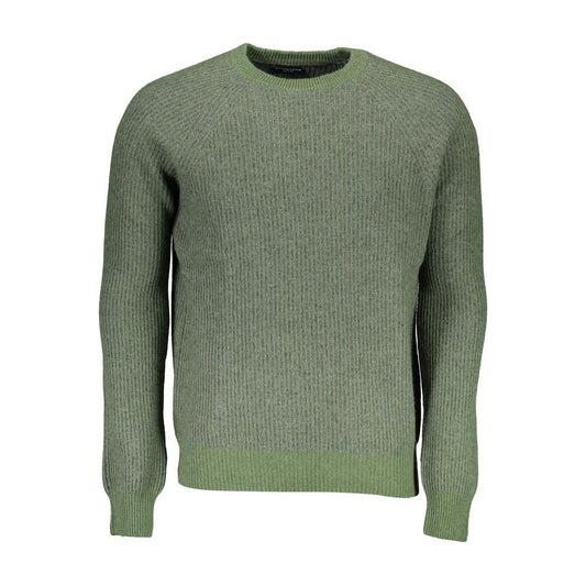 North Sails Green Wool Men Sweater North Sails