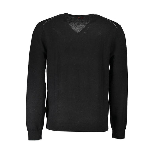 Napapijri Black Wool Men Sweater Napapijri