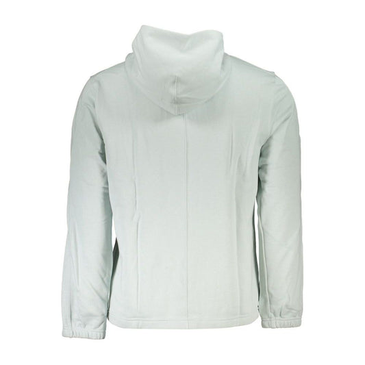 Calvin Klein Chic Green Hooded Cotton Blend Sweatshirt Calvin Klein