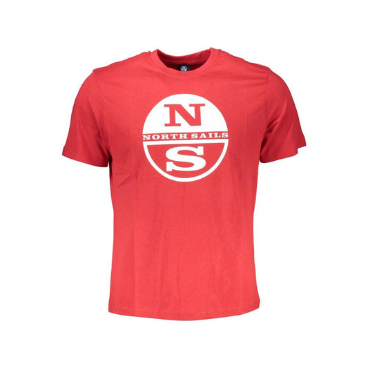 North Sails Red Cotton T-Shirt North Sails