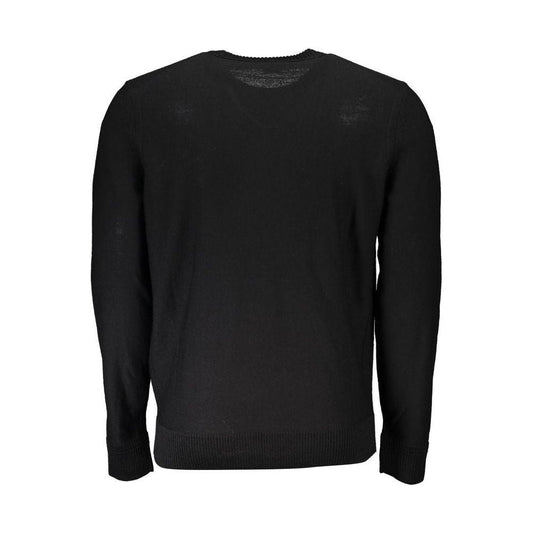 Hugo Boss Black Wool Men Sweater Hugo Boss