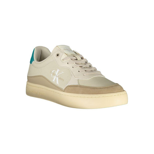 Calvin Klein Beige Polyester Sneaker Calvin Klein