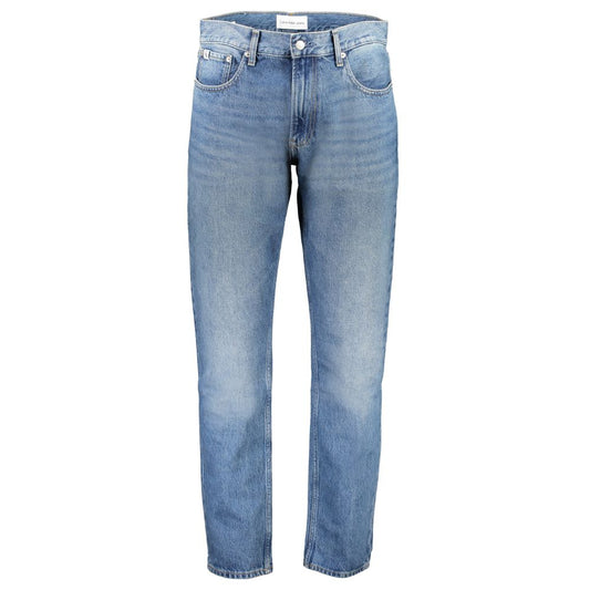 Calvin Klein Blue Cotton Jeans & Pant Calvin Klein