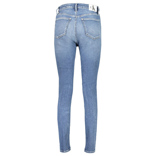 Calvin Klein Blue Cotton Jeans & Pant Calvin Klein