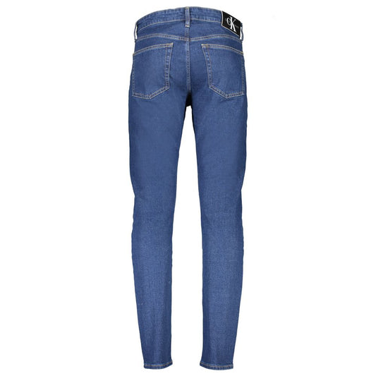 Calvin Klein Blue Cotton Jeans & Pant Calvin Klein