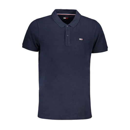 Tommy Hilfiger Blue Cotton Polo Shirt Tommy Hilfiger