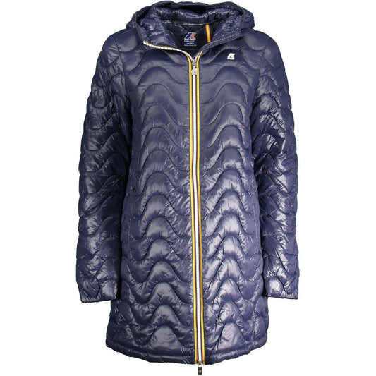 K-WAY Blue Polyamide Jackets & Coat K-WAY