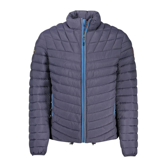 Napapijri Blue Polyamide Men Jacket Napapijri