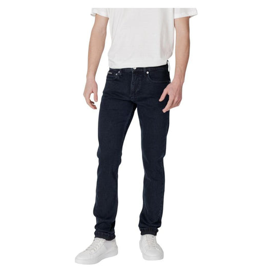 Calvin Klein Jeans Blue Cotton Jeans & Pant Calvin Klein Jeans