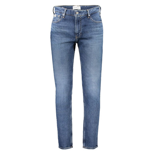 Calvin Klein Blue Cotton Jeans & Pant Calvin Klein