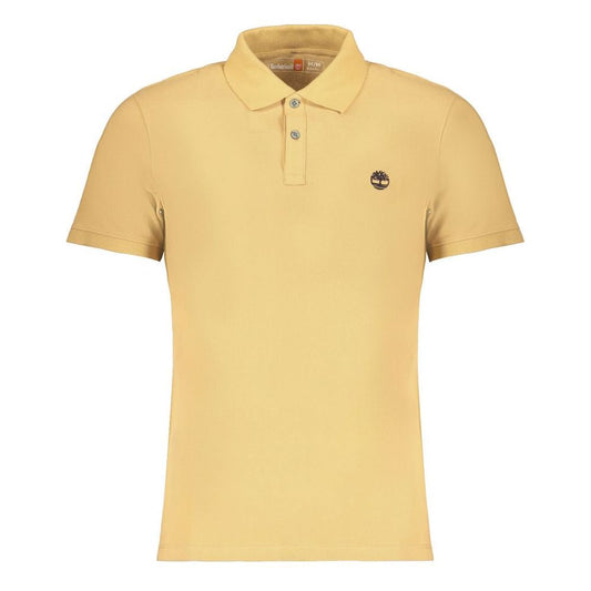 Timberland Beige Cotton Polo Shirt Timberland