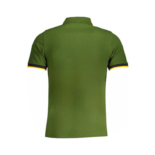 K-WAY Green Cotton Polo Shirt K-WAY