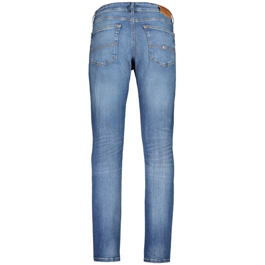 Tommy Hilfiger Blue Cotton Jeans & Pant Tommy Hilfiger