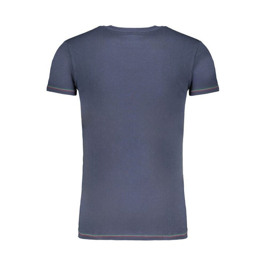 Aeronautica Militare Blue Cotton T-Shirt Aeronautica Militare