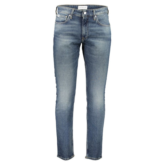 Calvin Klein Blue Cotton Jeans & Pant Calvin Klein