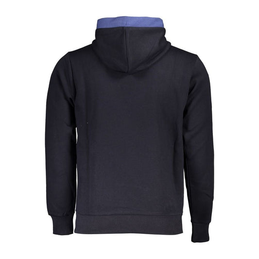 U.S. Grand Polo Classic Blue Contrast Hooded Sweatshirt U.S. Grand Polo