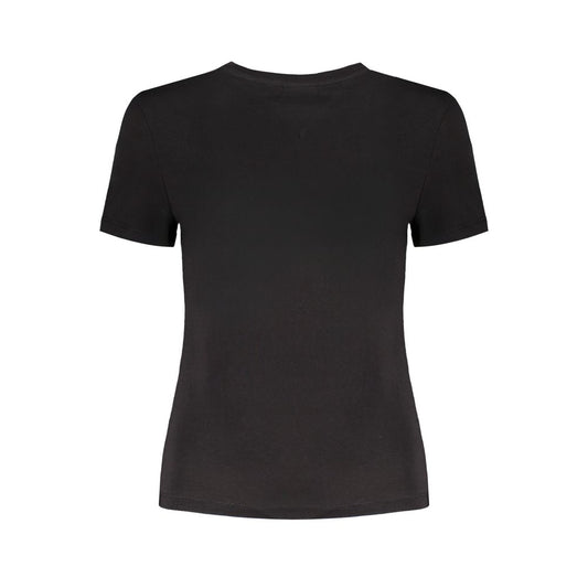 Tommy Hilfiger Black Cotton Tops & T-Shirt Tommy Hilfiger