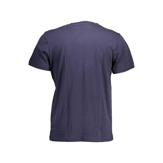 Tommy Hilfiger Blue Cotton Men T-Shirt Tommy Hilfiger