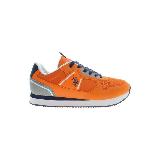 U.S. POLO ASSN. Orange Polyester Men Sneaker