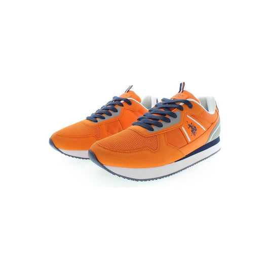 U.S. POLO ASSN. Orange Polyester Men Sneaker