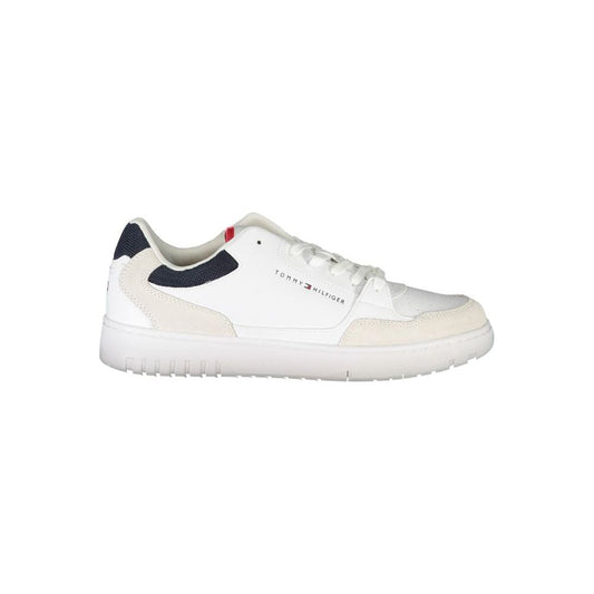 Tommy Hilfiger White Leather Men Sneaker