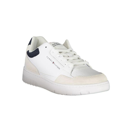 Tommy Hilfiger White Leather Men Sneaker