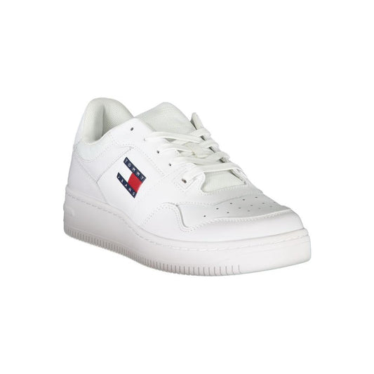 Tommy Hilfiger White Leather Men Sneaker