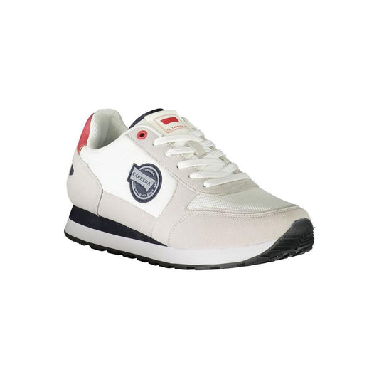 Carrera White Polyester Sneaker